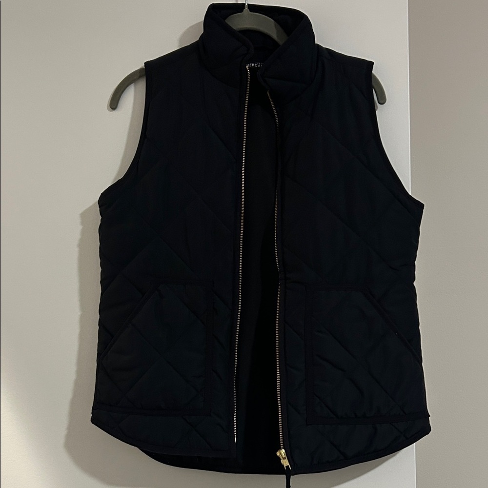 J. Crew Midnight Quilted Women's Vest